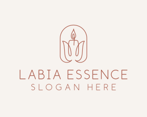 Spa Candle Decor logo design