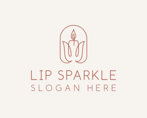 Spa Candle Decor logo design