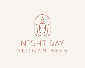 Spa Candle Decor logo design