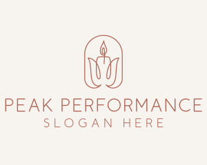 Spa Candle Decor logo design