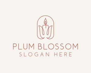 Spa Candle Decor logo design