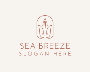 Spa Candle Decor logo design