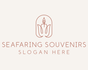 Spa Candle Decor logo design