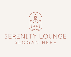 Spa Candle Decor logo design