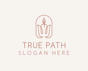 Spa Candle Decor logo design