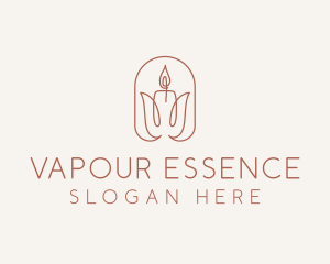 Spa Candle Decor logo design