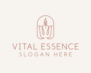 Spa Candle Decor logo design