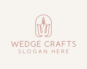 Spa Candle Decor logo design