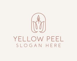 Spa Candle Decor logo design