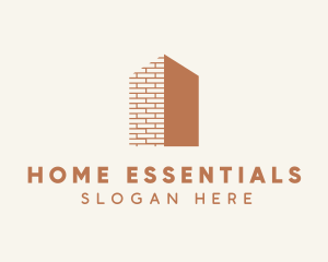 House Brick Construction logo design