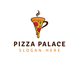 Pizza Mug Restaurant logo design