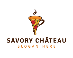 Pizza Mug Restaurant logo design