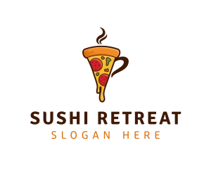 Pizza Mug Restaurant logo design