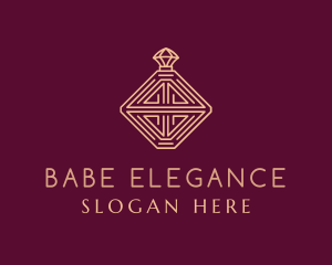 Elegant Perfume Bottle logo design