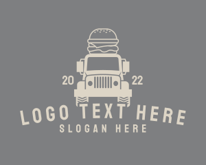 Burger Food Truck  logo design
