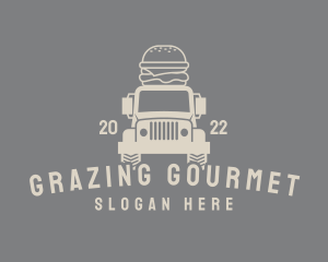 Burger Food Truck  logo design