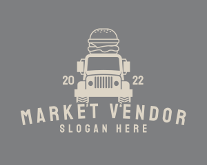 Burger Food Truck  logo design