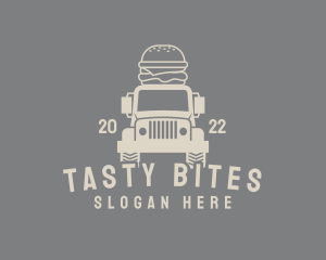 Burger Food Truck  logo design