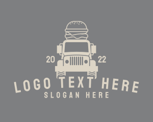 Burger Food Truck  Logo