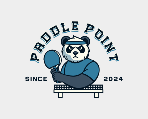 Panda Ping Pong Tournament logo design