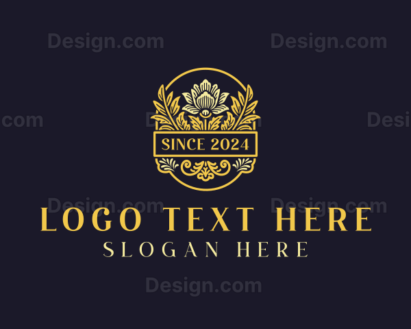 Floral Wedding Boutique Logo