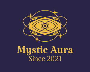 Mystical Eye Planet logo design