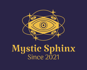 Mystical Eye Planet logo design