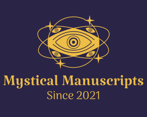 Mystical Eye Planet logo design