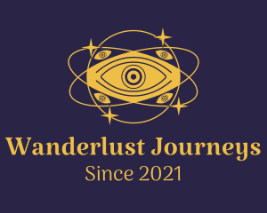 Mystical Eye Planet logo