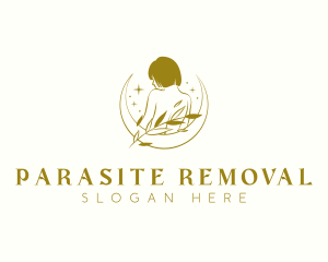 Woman Waxing Spa logo design