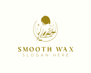 Woman Waxing Spa logo design