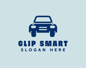 Blue Tech Car logo design