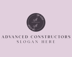 Circle Wreath wedding Planner logo design