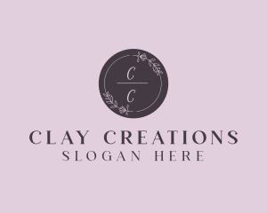 Circle Wreath wedding Planner logo design