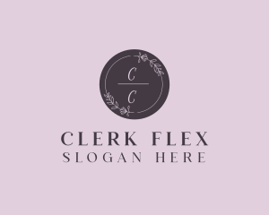 Circle Wreath wedding Planner logo design