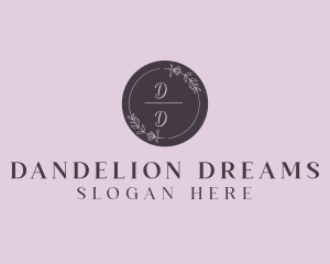 Circle Wreath wedding Planner logo design