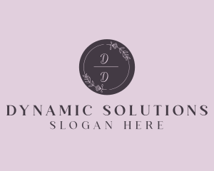 Circle Wreath wedding Planner logo design