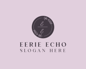 Circle Wreath wedding Planner logo design