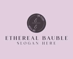 Circle Wreath wedding Planner logo design