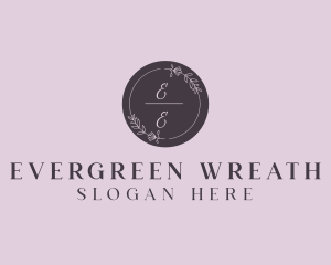 Circle Wreath wedding Planner logo design