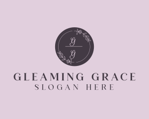 Circle Wreath wedding Planner logo design