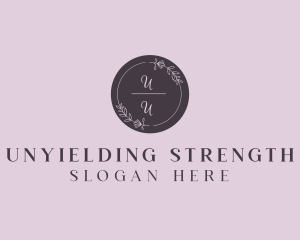 Circle Wreath wedding Planner logo design