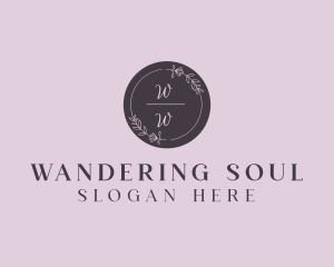 Circle Wreath wedding Planner logo design