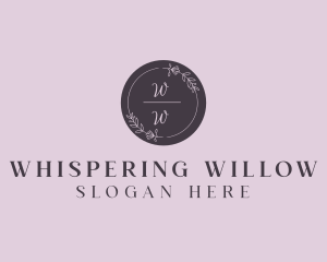 Circle Wreath wedding Planner logo design