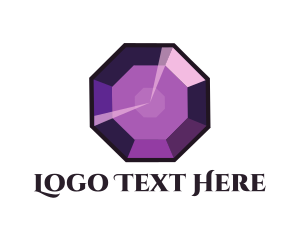 Purple Gem Jewelry logo design