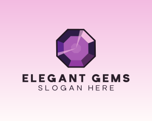 Purple Gem Jewelry logo design