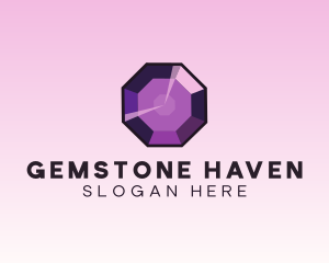 Purple Gem Jewelry logo design