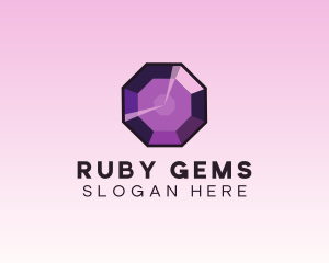 Purple Gem Jewelry logo design