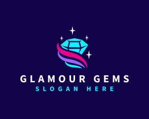 Diamond Gem Jewelry logo design