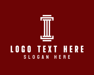 Legal Pillar Letter I logo